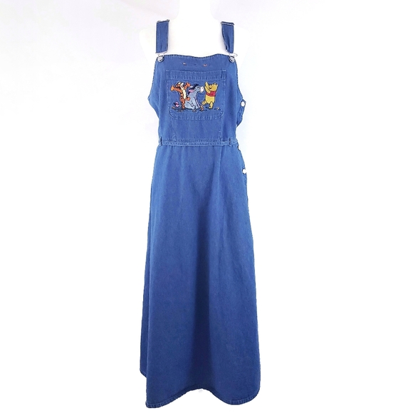 Disney Dresses & Skirts - NAME YOUR PRICE Vtg 90's Disney Pooh Denim Dress